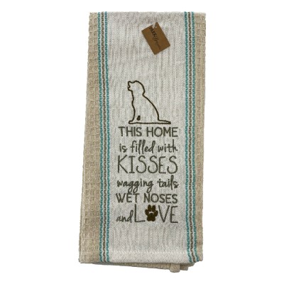 Park Designs Hand Towel - This Home is Filled with Kisses