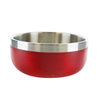 Arjan Pet Bowl - Double Wall Bowl Red