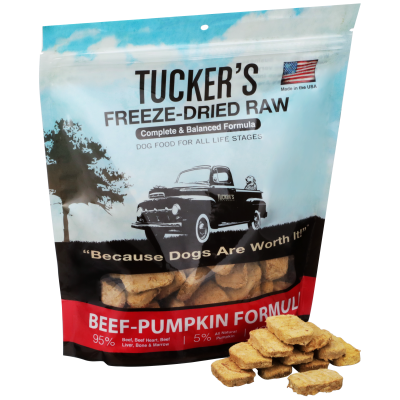 Tucker's Freeze-Dried Dog Food - Beef and Pumpkin