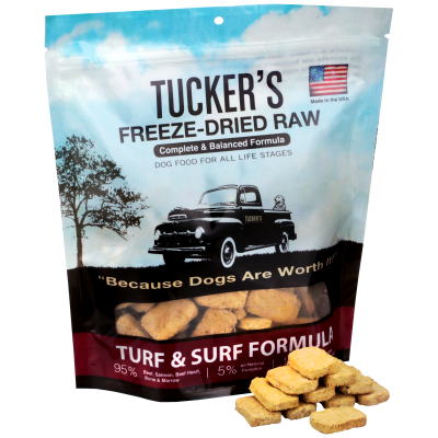 Tucker's Freeze-Dried Dog Food - Turf & Surf