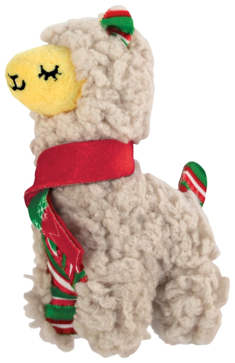 KONG Cat Toy - Holiday Cat Softies Llama