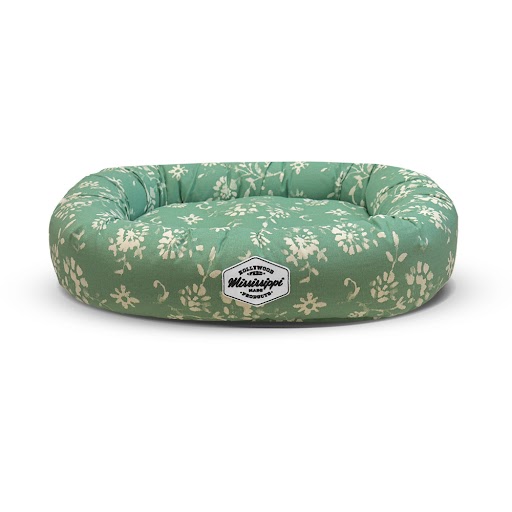 Hollywood Feed Mississippi Made Donut Bed - Solid Green