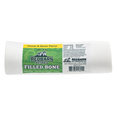 Redbarn Dog Bone - Natural Filled Cheese N' Bacon Flavor-Single