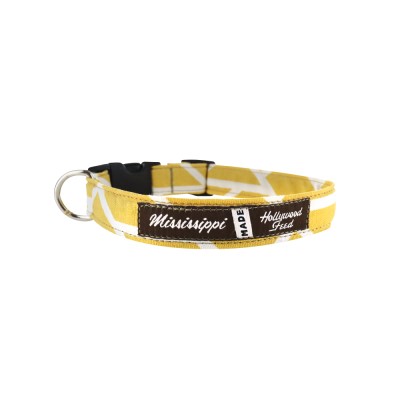 Hollywood Feed Mississippi Made Dog Collar - Alpine-Yellow