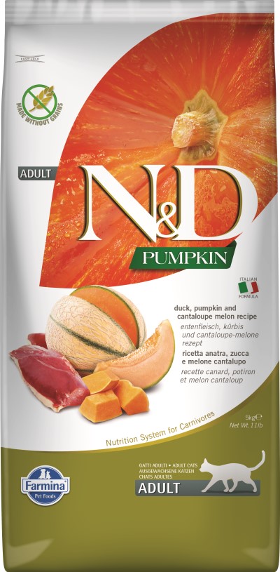 Farmina N&D Pumpkin Dry Cat Food - Duck & Cantaloupe Adult