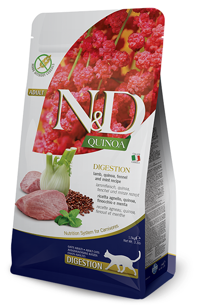 Farmina N&D Quinoa Dry Cat Food - Digestion Lamb