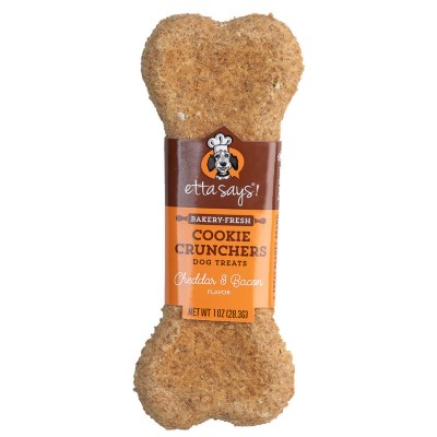 Etta Says! Crunchy Dog Treat - Cheddar & Bacon Bone