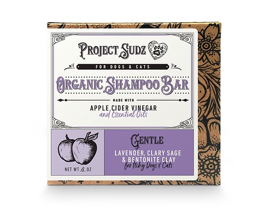 Project Sudz Pet Organic Shampoo Bar - Gentle Lavender Sage