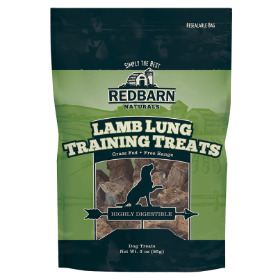 Redbarn Dog Treat - Lamb Lung Training Treat