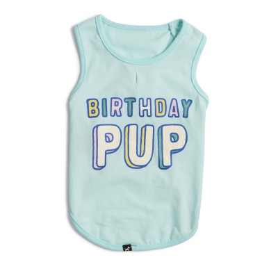 Hotel Doggy Dog Shirt - Blue Birthday Pup