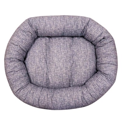 Hollywood Feed Mississippi Made Donut Bed - Blue Cotton