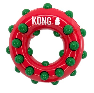 KONG Dog Toy - Holiday Dotz Ring