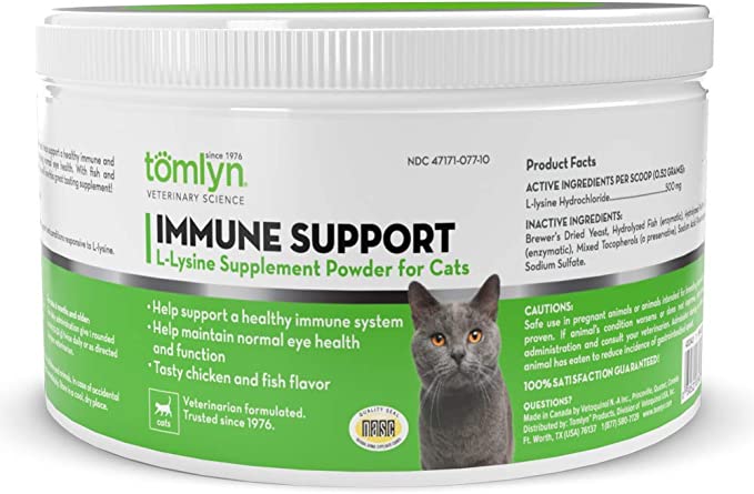 Tomlyn Cat Supplement - Immune Support L-Lysine Powder