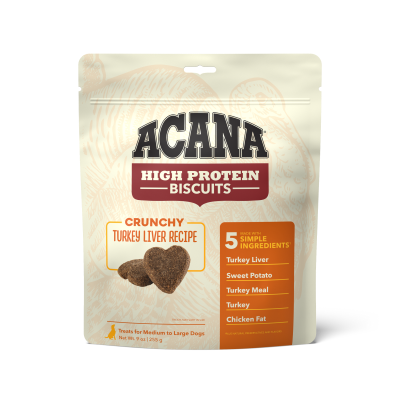 ACANA Dog Treats - High Protein Biscuits Turkey