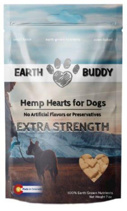 Earth Buddy Dog Supplement - Extra Strength Hemp Hearts