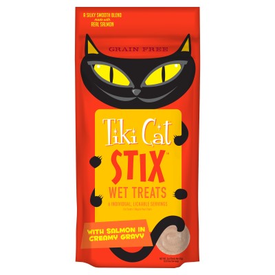 Tiki Cat Stix Wet Cat Treats - Salmon-6 Pack
