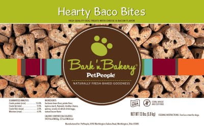 Bark N Bakery Dog Treats - Hearty Baco Bites