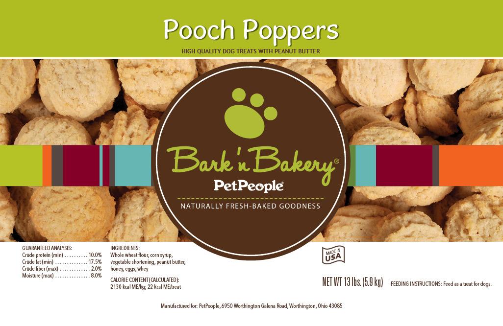 Bark N Bakery Dog Treats - Pooch Poppers