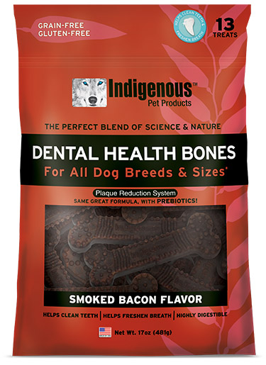 Indigenous Dog Dental Chews - Smoked Bacon Flavor