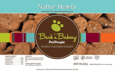Bark 'n Bakery Dog Treats - Nutter Hearts