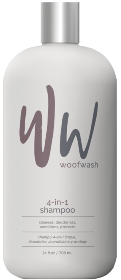Woof Wash Dog Shampoo - 4 in 1