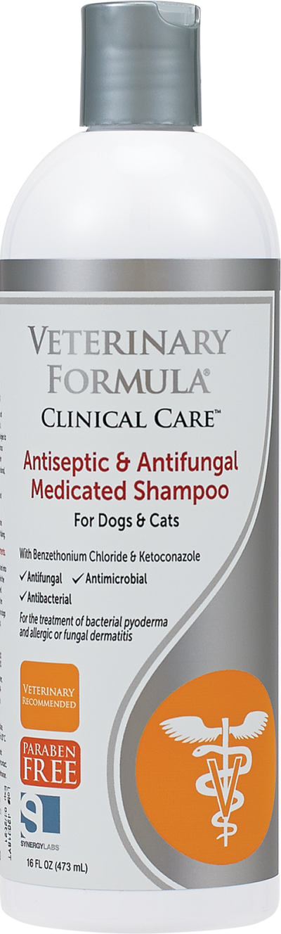 Veterinary Formula Dog Shampoo - Antiseptic & Antifungal