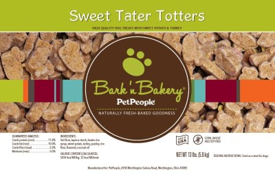 Bark N Bakery Dog Treats - Sweet Tater Totters