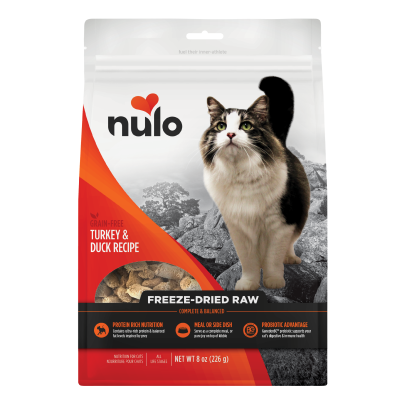 Nulo FreeStyle Freeze Dried Raw Cat Food - Turkey & Duck