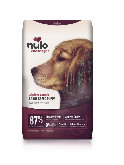 Nulo Challenger Large Breed Puppy Food - Alpine Ranch Beef, Lamb, & Pork