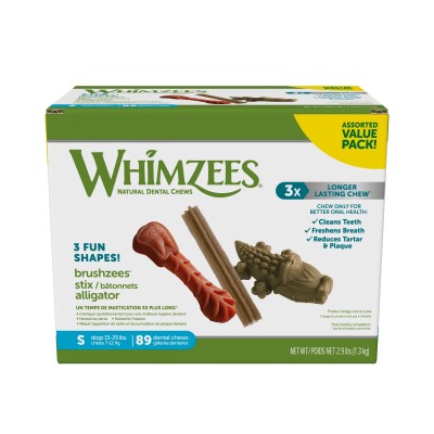 Whimzees Dog Dental Treats - Extra Value Box-89 per box