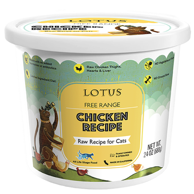 Lotus Frozen Cat Food - Free Range Chicken