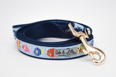 Solo & Lilly Dog Leash - Fish