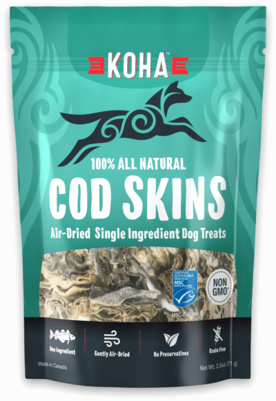 KOHA Dog Treats - Cod Skins Air-Dried