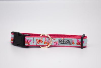 Solo & Lilly Dog Collar - Butterflies