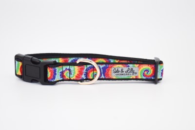 Solo & Lilly Dog Collar - Tie Dye