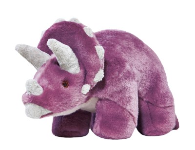 Fluff & Tuff Plush Dog Toy - Charlie the Triceratops