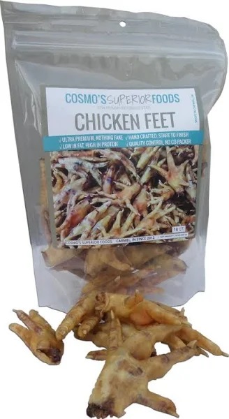 Cosmo's Superior Foods Dog Treats - Chicken Feet