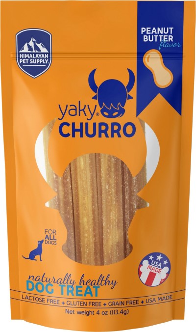 Himalayan Dog Chew - Yaky Churro Peanut Butter Flavor