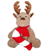Patchwork Plush Dog Toy - Holiday Toys Santa, Moose, or Bear-15 in