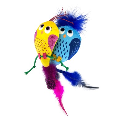 KONG Cat Toy - Pull-A-Part Birds with Catnip