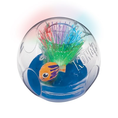 KONG Cat Toy - Glow Aquarium with Catnip