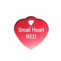 VIP Customizable Pet ID Tag - Red Heart