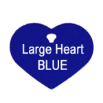 VIP Customizable Pet ID Tag - Blue Heart