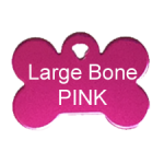 VIP Customizable Pet ID Tag - Pink Bone