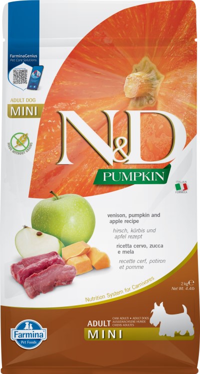 Farmina N&D Pumpkin Dry Dog Food - Venison & Apple Mini Adult