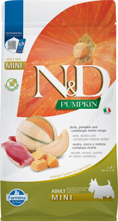 Farmina N&D Pumpkin Dry Dog Food - Pumpkin, Duck, & Cantaloupe Mini Adult