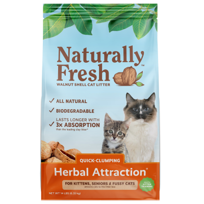 Naturally Fresh Ecoshell Cat Litter - Clumping Herbal Attract