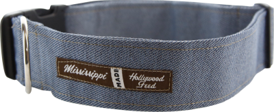 Hollywood Feed Mississippi Made Dog Collar - Solid Navy Blue