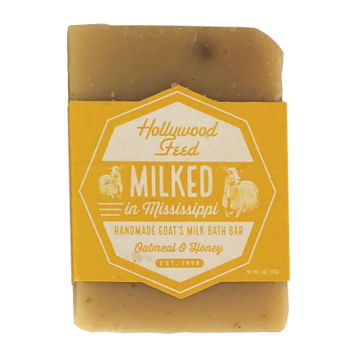 Hollywood Feed Milked in Mississippi Goat Milk Soap - Oat & Honey