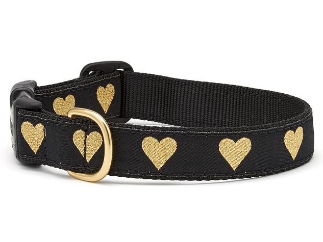 Up Country Dog Collar - Heart of Gold